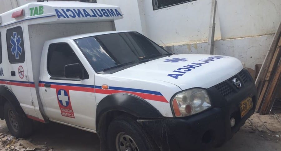 Cocaína en ambulancia