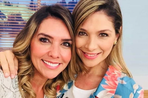 Mónica Rodríguez y Ana Milena Gutiérrez, presentadoras.