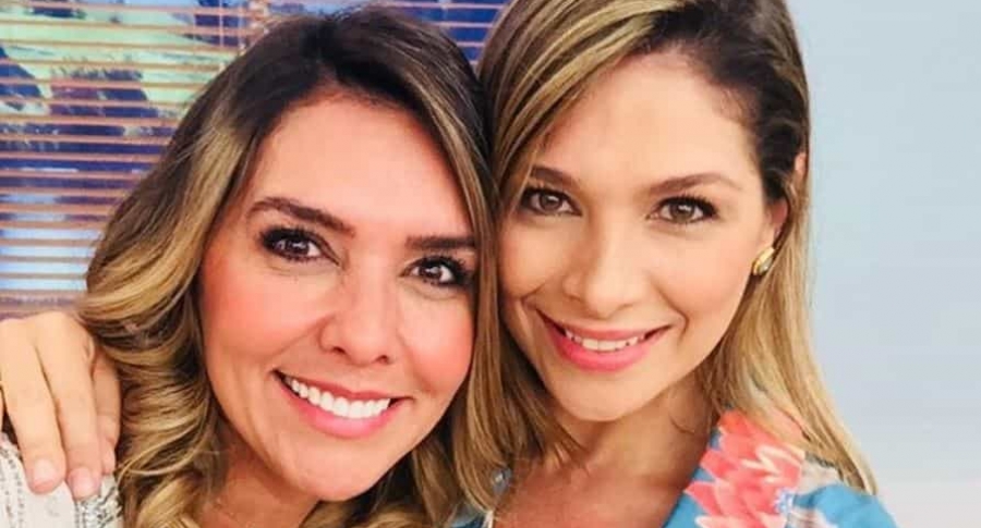 Mónica Rodríguez y Ana Milena Gutiérrez, presentadoras.
