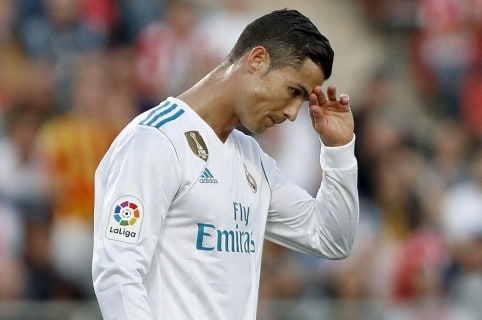 Cristiano Ronaldo durante el partido contra el Girona
