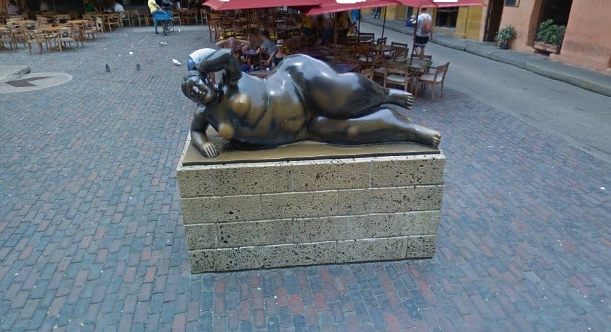 'La Gorda Gertrudis', obra de Fernando Botero, en Cartagena. Pulzo.