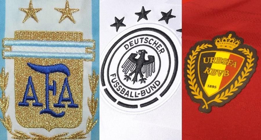 Argentina, Alemania y Bélgica