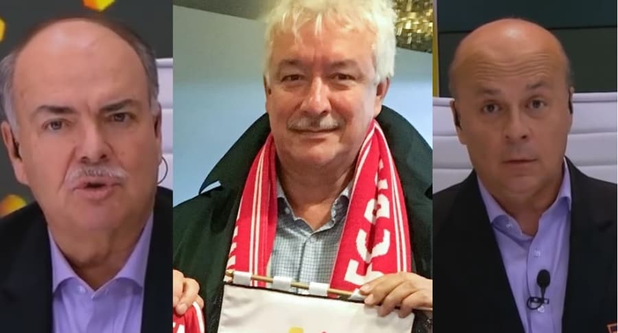 Iván Mejía, Jorge Perdomo y Carlos Antonio Vélez