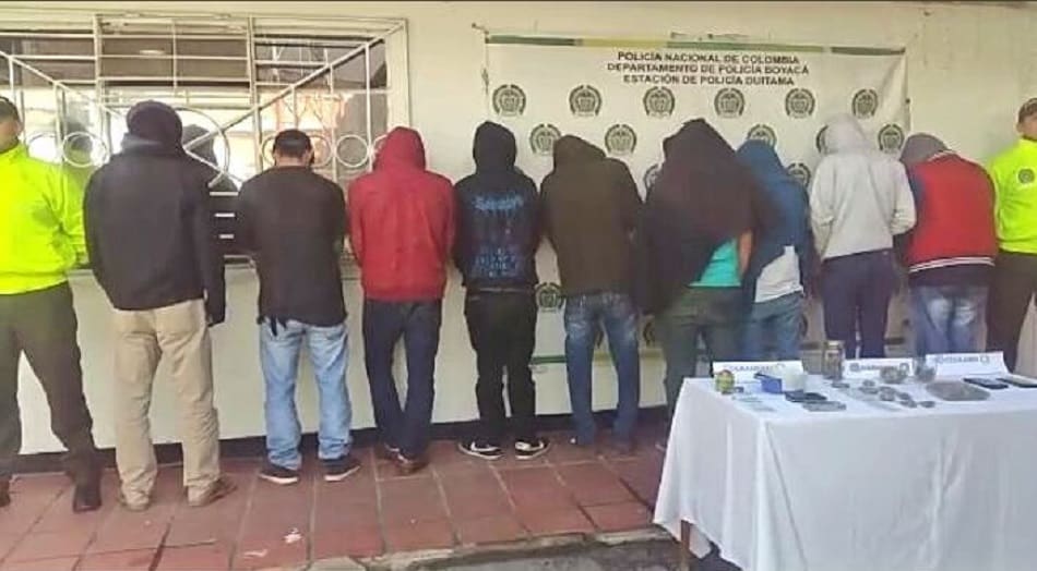 Capturados en Boyacá