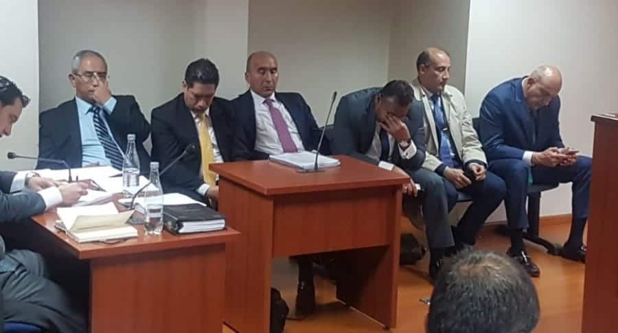 Los hermanos Sales Puccini (derecha) y los demás médicos imputados