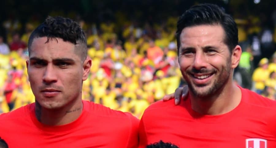 Paolo Guerrero y Claudio Pizarro