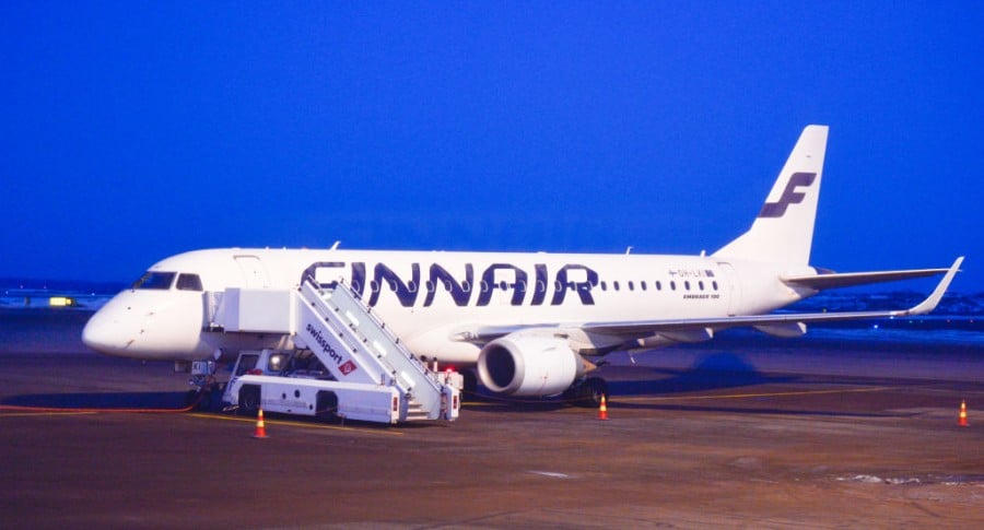 Avión de Finnair