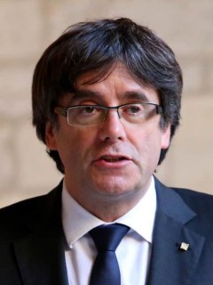 Carles Puigdemont, expresidente de Cataluña.