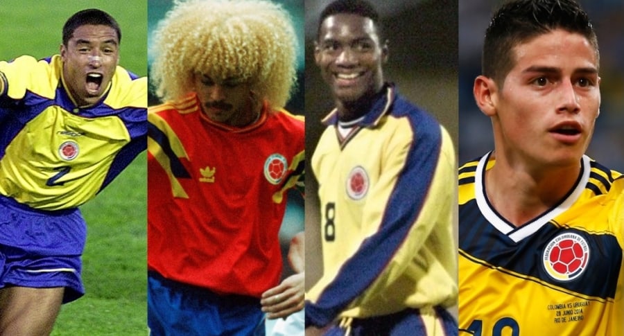 Historia de camisetas de Colombia