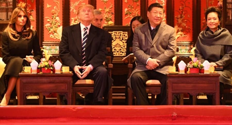 Trump en China