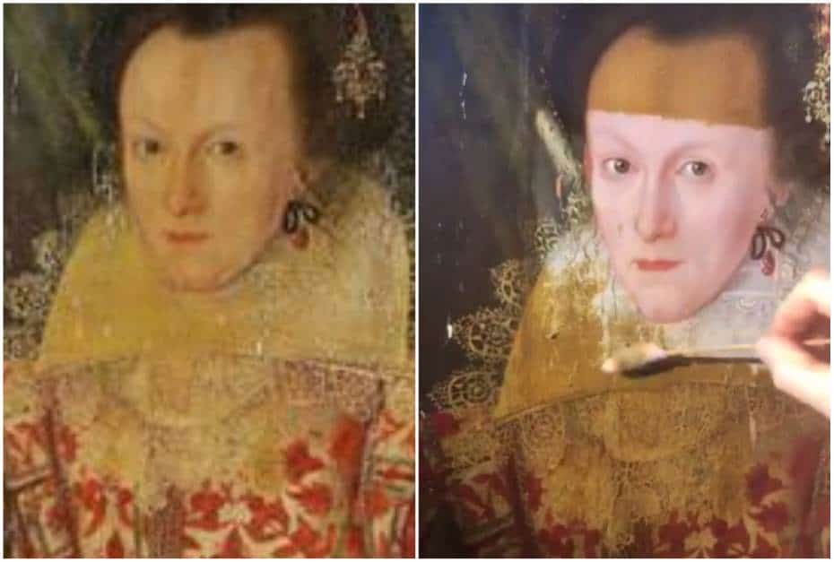 Restauración de pintura.