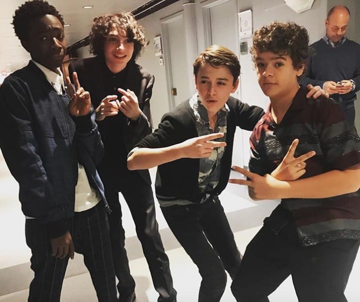 Caleb McLaughlin, Finn Wolfhard, Noah Schnapp y Gaten Matarazzo, actores de 'Stranger Things'. Pulzo.