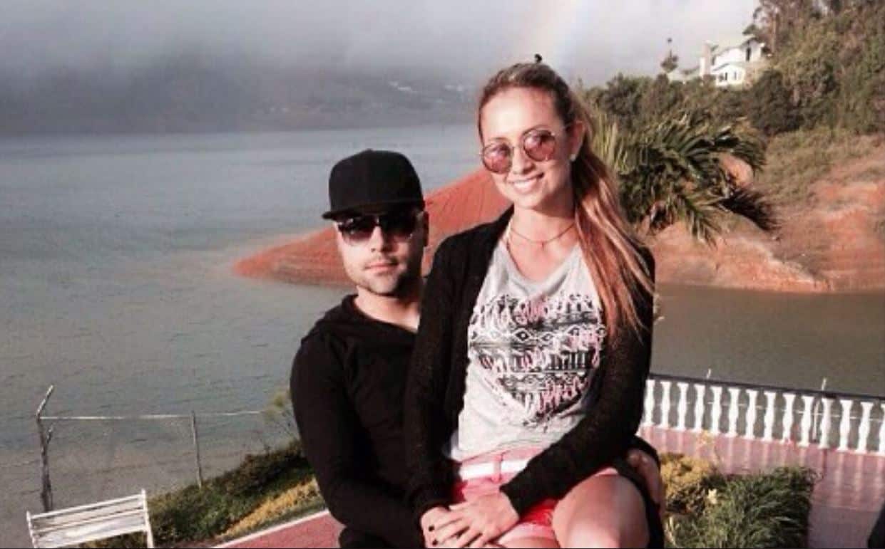 Andrés Torres, actor, y su novia Camila Rincón, presentadora.