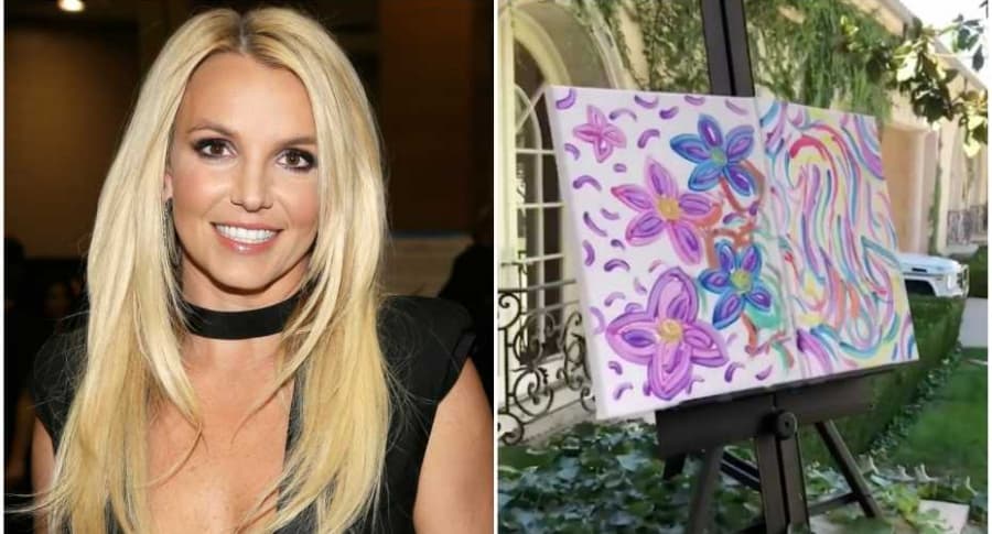 Pintura de Britney Spears.