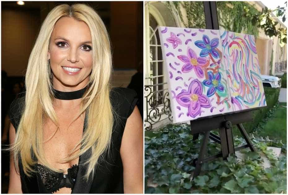 Pintura de Britney Spears.