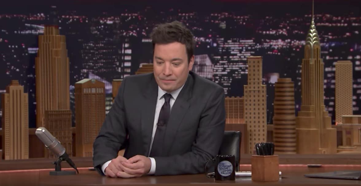 Presentador Jimmy Fallon. Pulzo.