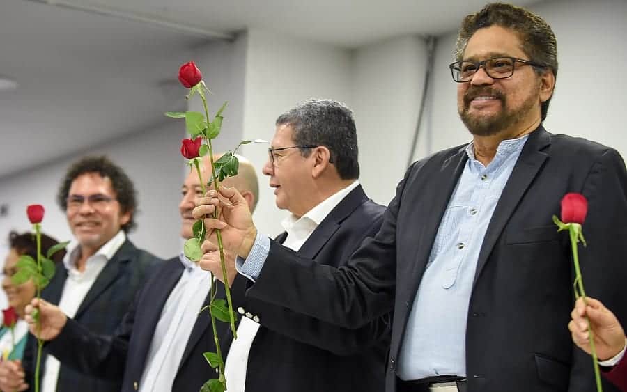 Integrantes de la dirigencia de la Farc