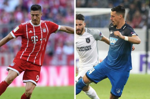 Robert Lewandowski y Sandro Wagner