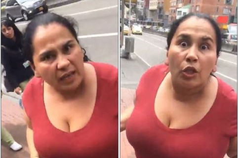 Mujer alterada
