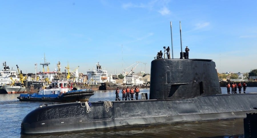 Submarino de la flota argentina