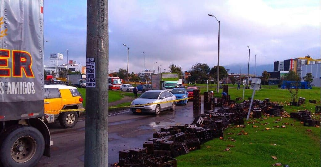 Accidente en la Calle 170 con Atopista Norte