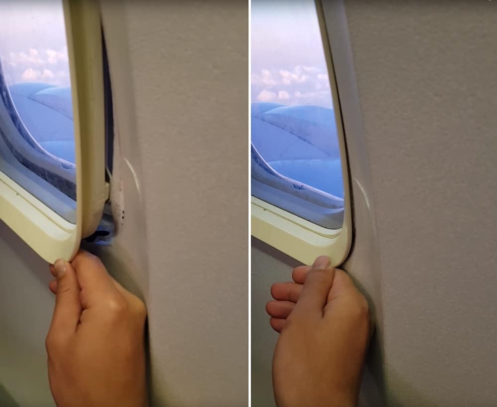 Ventana de avión
