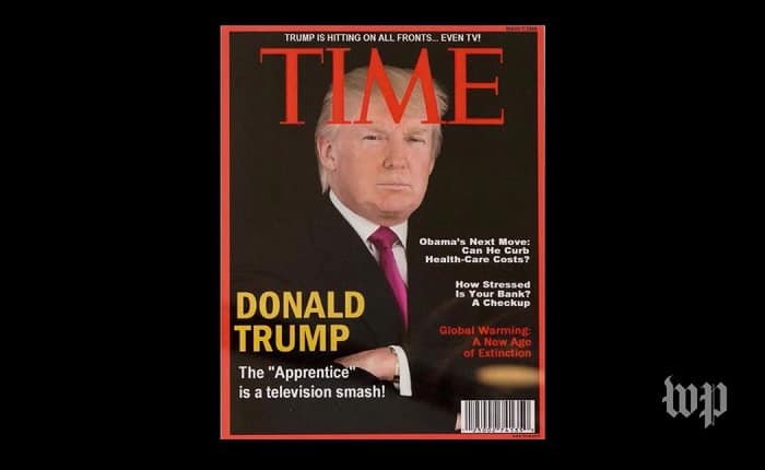 Falsa portada de Trump en Time