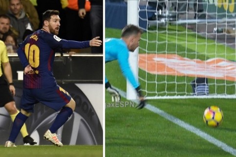 Gol que no le dieron a Messi