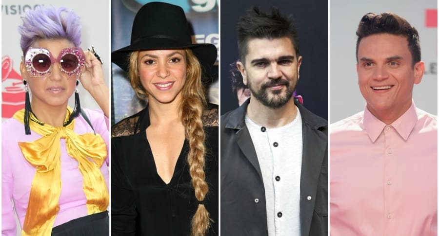 Bomba Estéreo, Shakira, Juanes, Silvestre Dangond