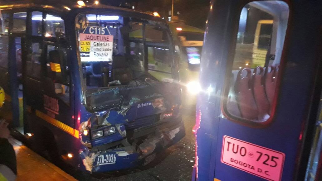 Accidente del Sitp