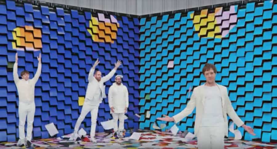 Imagen del grupo OK Go.