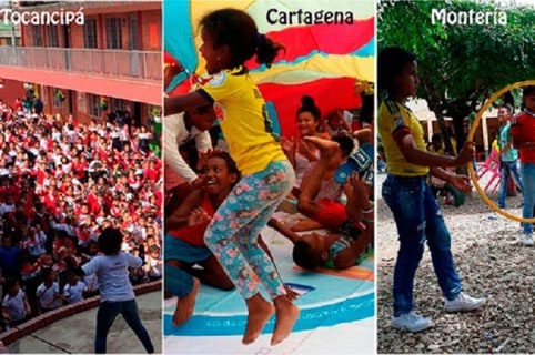 Niños colombianos