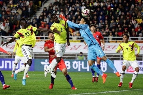 Partido amistoso Colombia vs. Corea. Pulzo.