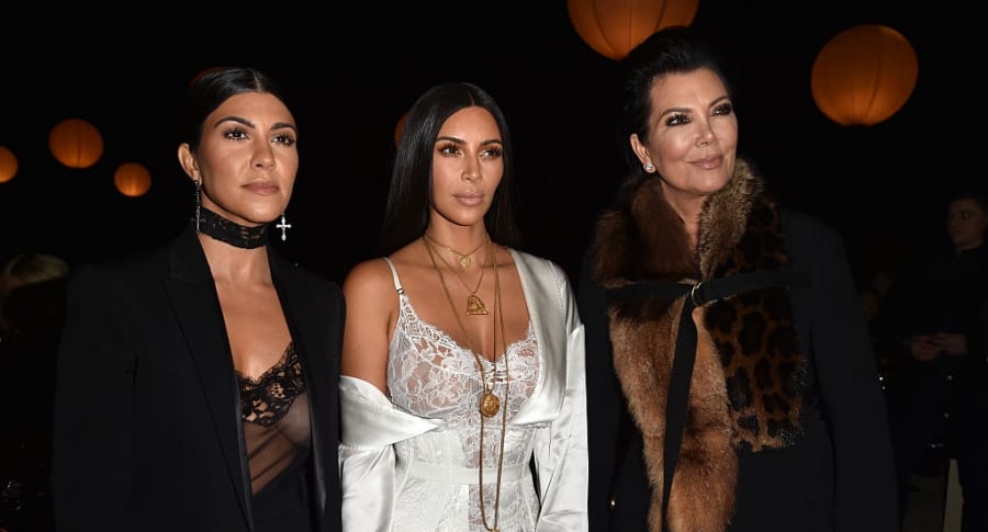 Kourtney Kardashian, Kim Kardashian y Kris Jenner