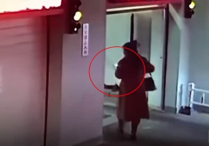 Mujer distraída con el celular