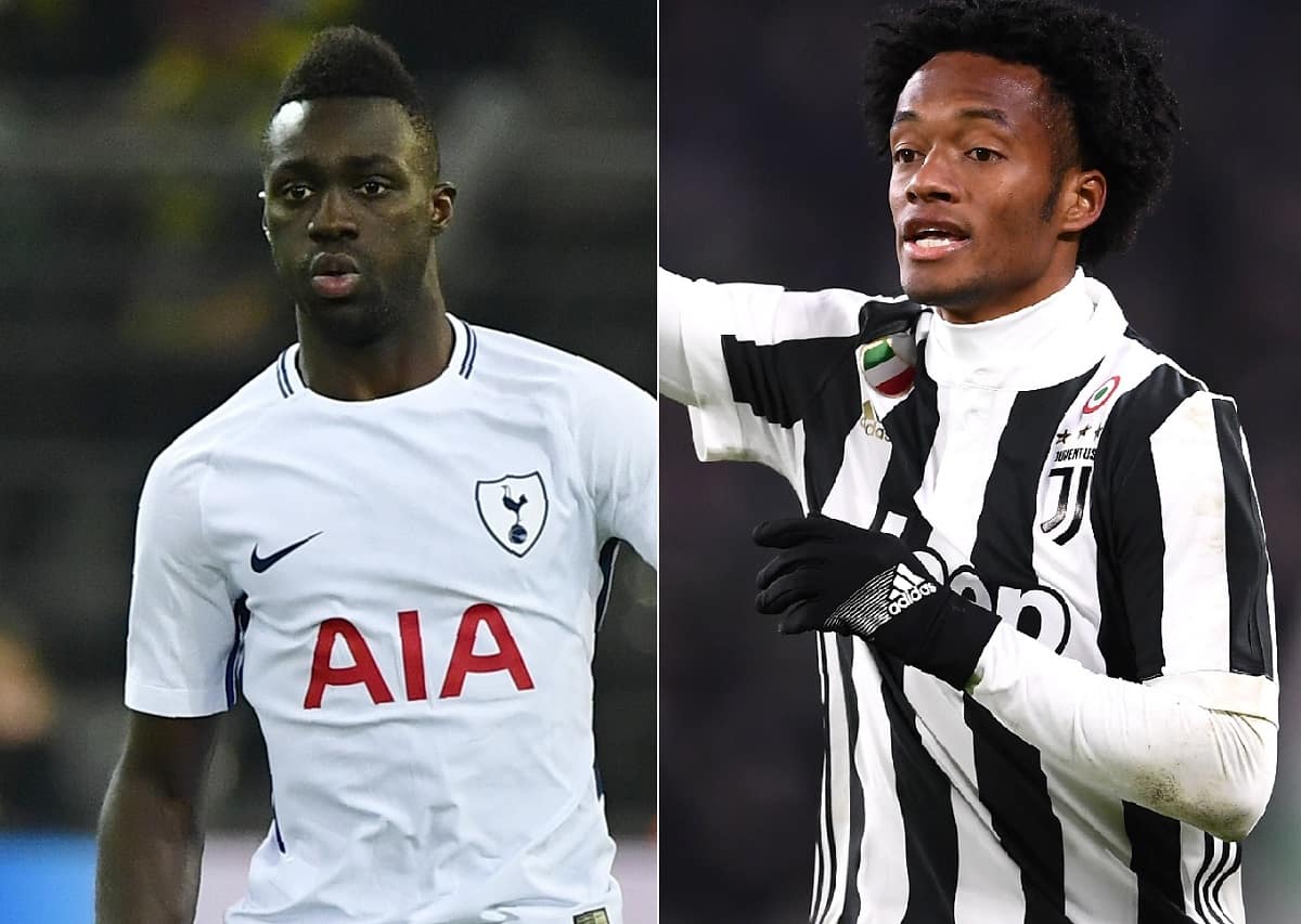 Davinson Sánchez y Juan Guillermo Cuadrado