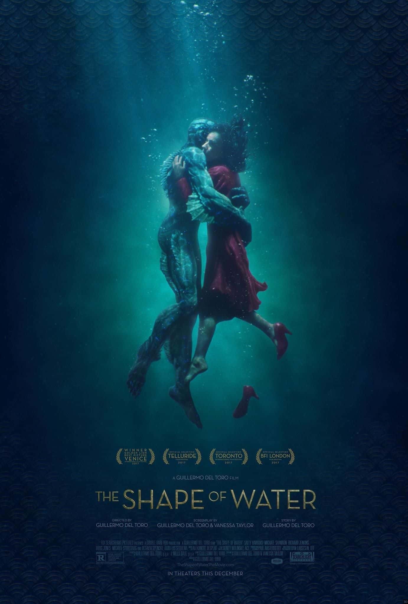 Afiche película 'La forma del agua' ('Shape of water'