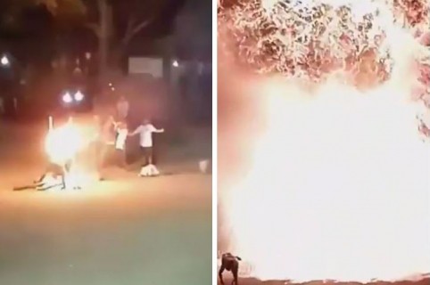 La 'Llamarada del diablo' registrada más grande en Colombia