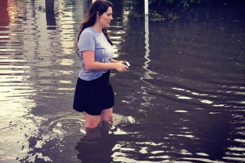 Jessica de la Peña, presentadora.