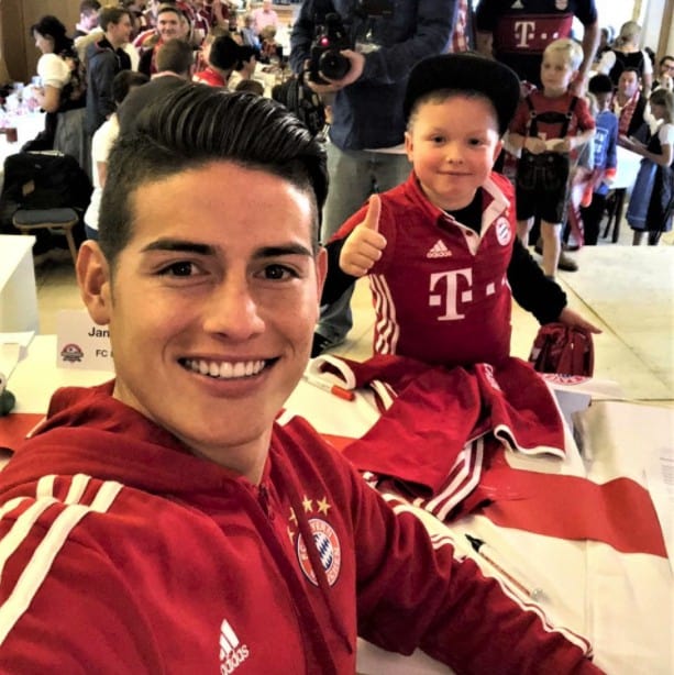 James Rodríguez. Pulzo.