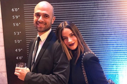 La actriz Manuela González y su esposo  Andrés Vasco.