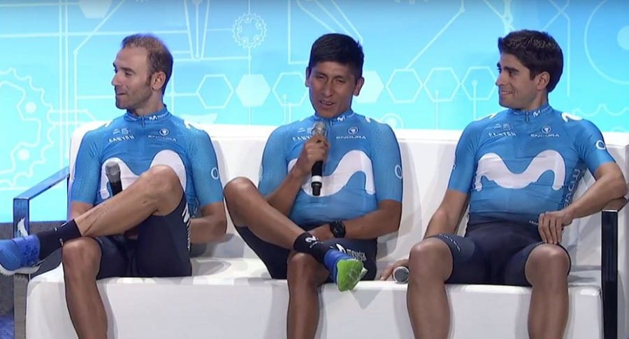 Alejandra Valverde, Nairo Quintana y Mikel Landa