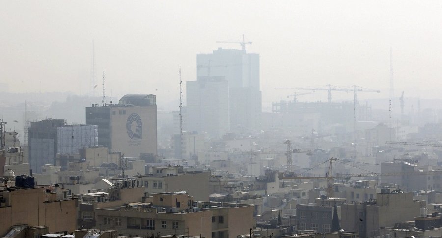 Contaminación de aire en Teherán