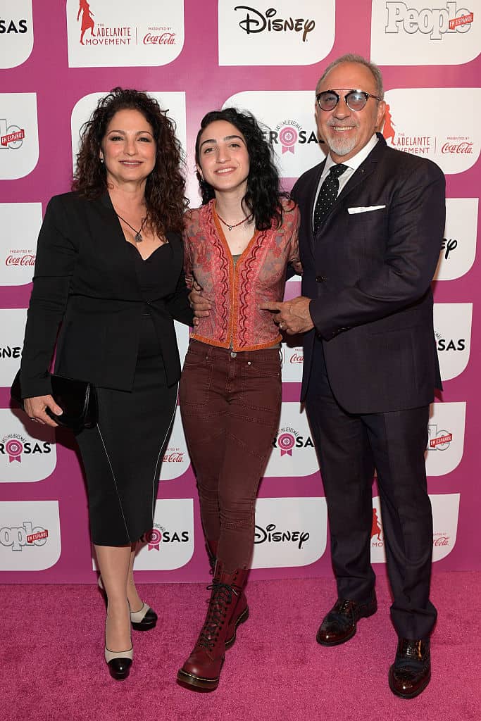 Gloria, Emily y Emilio Estefan