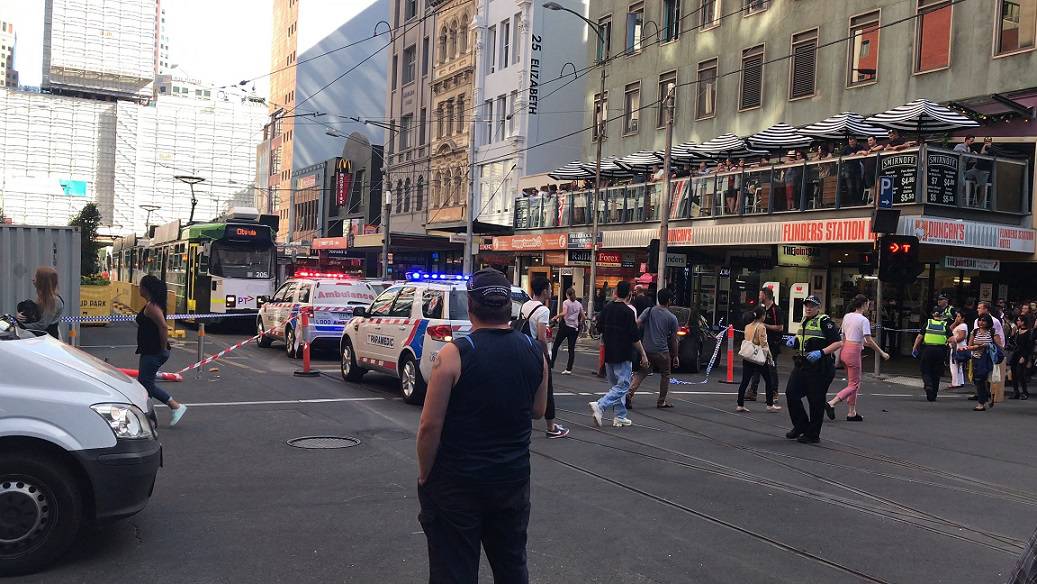 Un detenido tras el atropello de 12 personas en Melbourne