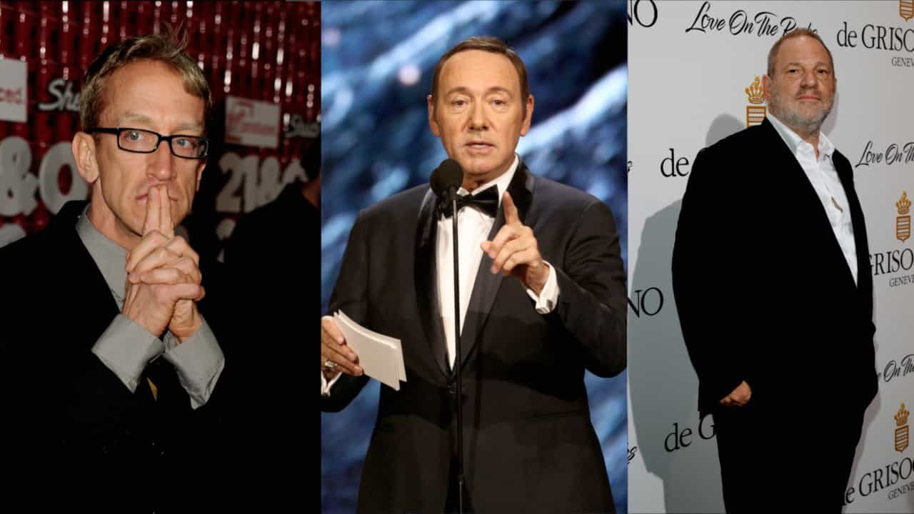 Andy Dick, Kevin Spacey y Harvey Weinstein