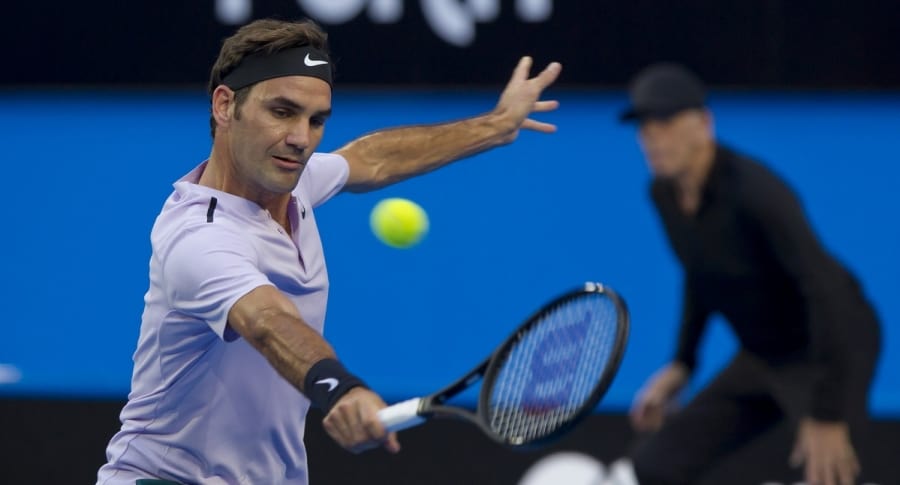 Roger Federer, tenista.