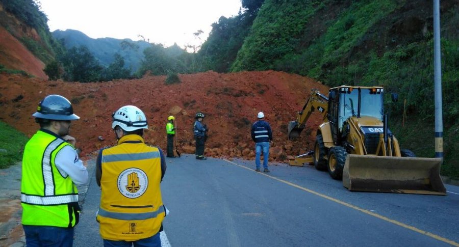 Deslizamiento en Antioquia