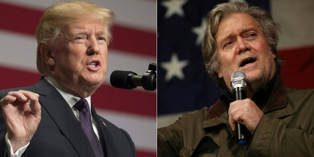 Trump y Bannon