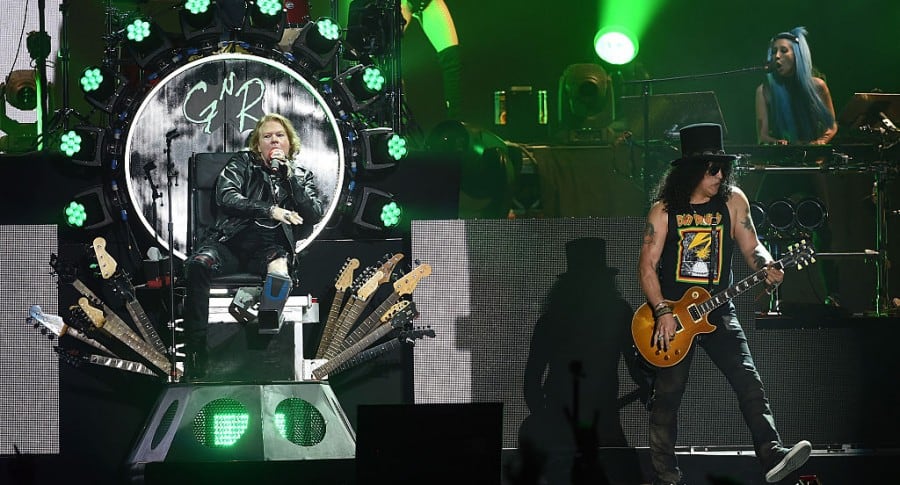 Axl Rose y Slash, de Guns N' Roses